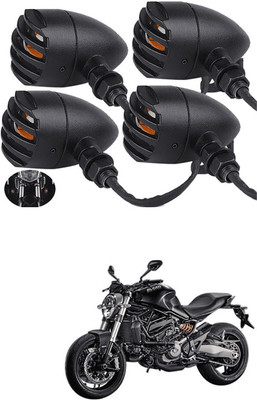 LOVMOTO Front, Rear LED Indicator Light for TVS Max 4R(Yellow)