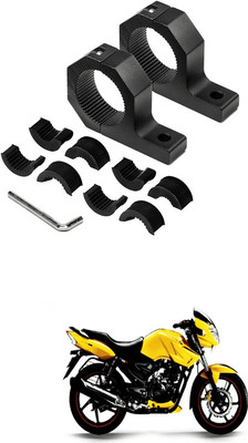 LOVMOTO Front LED Indicator Light for TVS Apache RTR 160(Black)