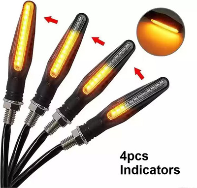 Generox Front, Rear, Side LED Indicator Light for KTM Duke 200(Amber)