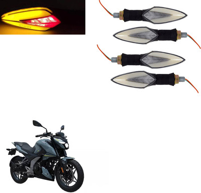 Vagary Front, Rear LED Indicator Light for Bajaj Pulsar N160(Red, Yellow)