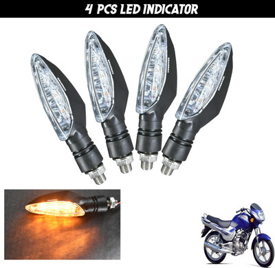 Generox Front, Rear LED Indicator Light for TVS Victor GLX(Amber)