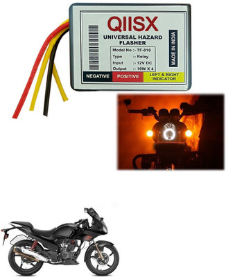 Qiisx Front, Rear Flasher Indicator Light for Hero Karizma(Multicolor)