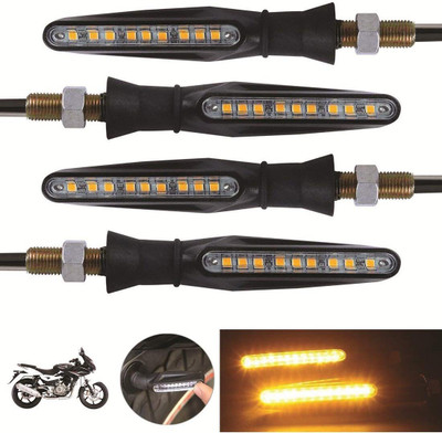 Philomena Side LED Indicator Light for Universal For Bike Universal For Bike(Yellow)