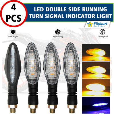 Flipkart SmartBuy Front, Rear LED Indicator Light for KTM Duke 180, RC 200, Duke 200, RC 390, Duke 390, Duke RC 200(Yellow, Blue)