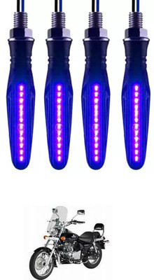 E-Shoppe Front, Rear, Side LED Indicator Light for Bajaj Avenger 220 DTS-i(Blue)