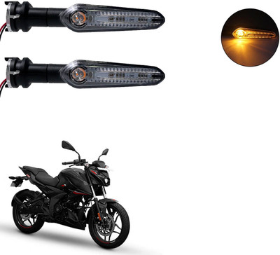 Vagary Front, Rear LED Indicator Light for Bajaj Pulsar N250(Amber)