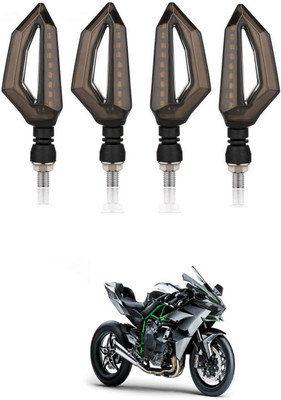 PRTEK Front, Rear LED Indicator Light for Kawasaki(Multicolor)