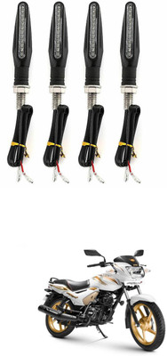 PRTEK Front, Rear LED Indicator Light for TVS Star City(Yellow)