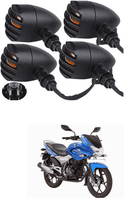 LOVMOTO Front, Rear LED Indicator Light for Bajaj Discover 125 DTS-i(Yellow)