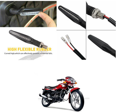 PRTEK Universal High Bright Front Rear Led Side Indicator Turn Signal V539 Indicator Light Motorbike LED for Hero (12 V, 12 W)(Splendor NXG, Pack of 4)