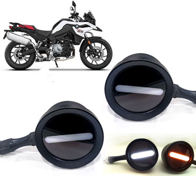 AUTO PEARL Front LED Indicator Light for Bajaj GS(White, Yellow)
