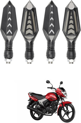 LOVMOTO Front, Rear LED Indicator Light for Mahindra Rodeo RZ(Yellow)