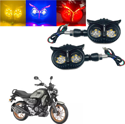Vagary Front, Rear LED Indicator Light for Yamaha FZ S V3(Blue, Yellow, Red)