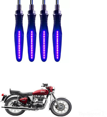 E-Shoppe Front, Rear, Side LED Indicator Light for Royal Enfield Electra(Blue)