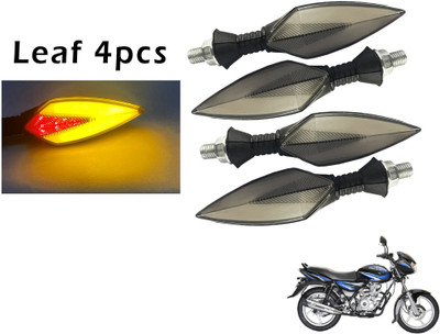 Generox Front, Rear LED Indicator Light for Bajaj Discover 125(Red, Yellow)