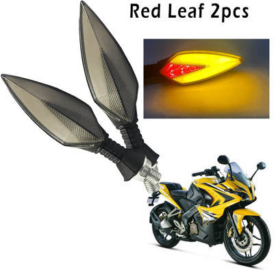 Generox Front, Rear, Side LED Indicator Light for Bajaj Pulsar RS(Red, Yellow)