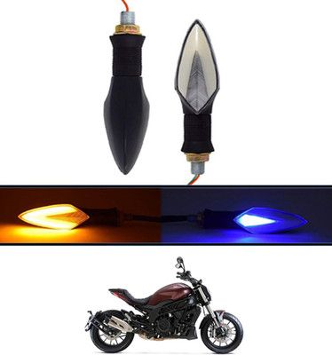 AYW Front LED Indicator Light for Universal For Bike Universal For Bike(Blue, Yellow)