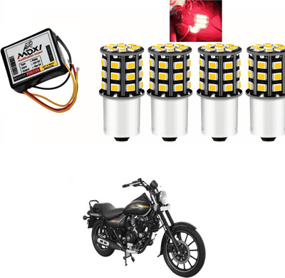 PRTEK Front, Side LED Indicator Light for Bajaj Avenger 220 DTS-i(Red)