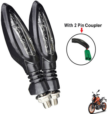 Generox Front, Rear LED Indicator Light for KTM Duke 390(Yellow)