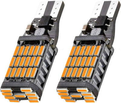 carfrill Front, Side LED Indicator Light for Universal For Car Universal For Car(Amber)