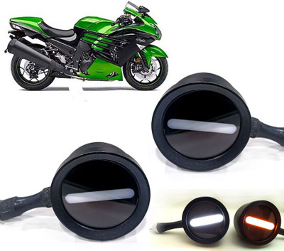 AUTO PEARL Front LED Indicator Light for Kawasaki Ninja(White, Yellow)