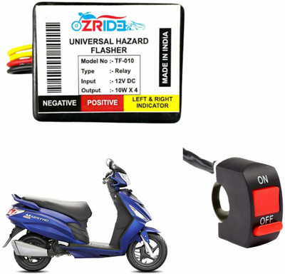ZRIDE Front, Rear Flasher Indicator Light for Hero Maestro(Amber)
