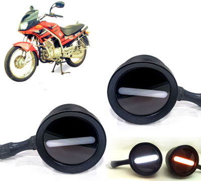 AUTO PEARL Front LED Indicator Light for Kawasaki(White, Yellow)