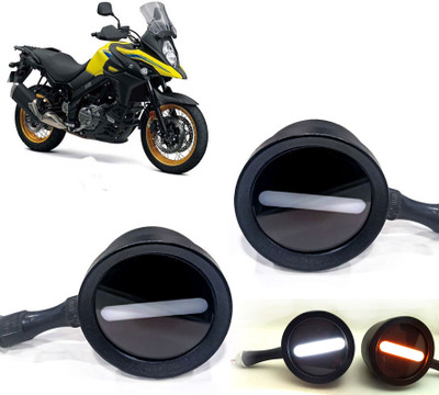 AUTO PEARL Front LED Indicator Light for Suzuki(White, Yellow)