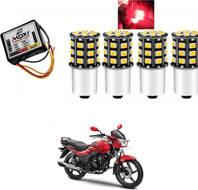 PRTEK Front, Side LED Indicator Light for Mahindra Universal For Bike(Red)
