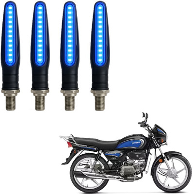 JMA TRADING Front, Rear LED Indicator Light for Hero Universal For Bike(Blue)