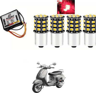 PRTEK Front, Side LED Indicator Light for Piaggio Universal For Bike(Red)