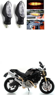 PRTEK Front, Rear LED Indicator Light for Universal For Bike Max 4R(Multicolor)
