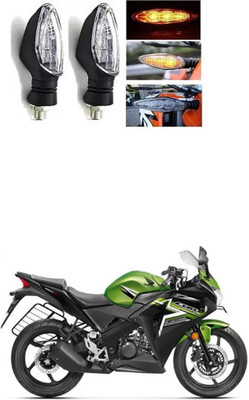 PRTEK Front, Rear LED Indicator Light for Universal For Bike CBR 150R(Multicolor)