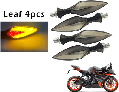 Generox Front, Rear LED Indicator Light for KTM RC 200(Red, Yellow)