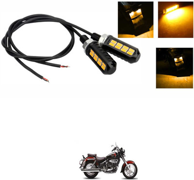 XZRTZ Front LED Indicator Light for Hyosung Aquila 250(Yellow)