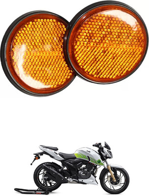 E-Shoppe Front, Rear, Side LED Indicator Light for TVS Universal For Bike(Yellow)
