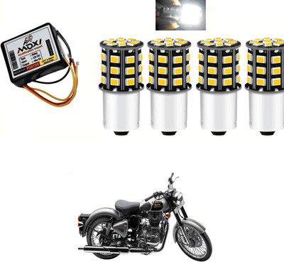 PRTEK Front, Side LED Indicator Light for Royal Enfield Classic 500(Yellow)