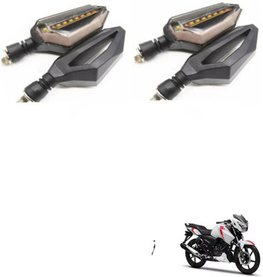 NIA DK STORES Side LED Indicator Light for TVS Apache RTR 150(Yellow, White)