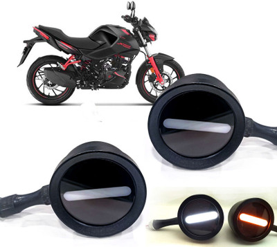 AUTO PEARL Front LED Indicator Light for Hero XPULSE 200 4V(White, Yellow)