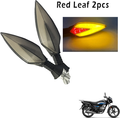 Generox Front, Rear, Side LED Indicator Light for Honda Dream CD110(Red, Yellow)