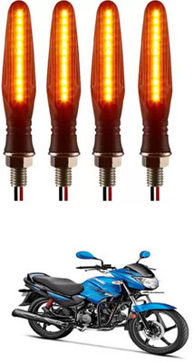 E-Shoppe Front, Rear, Side LED Indicator Light for Hero Glamour FI(Yellow)