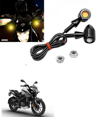 SRPHERE Front, Rear LED Indicator Light for Bajaj Pulsar 200 NS DTS-i(Yellow)
