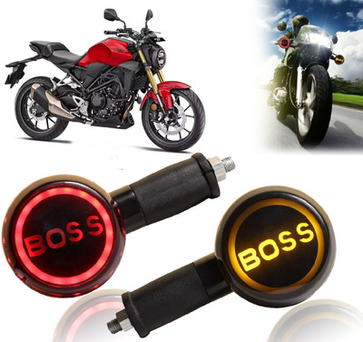AUTO PEARL Side LED Indicator Light for Honda CB(Yellow, Red)