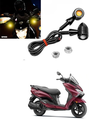 SRPHERE Front, Rear LED Indicator Light for Suzuki Universal For Bike(Yellow)