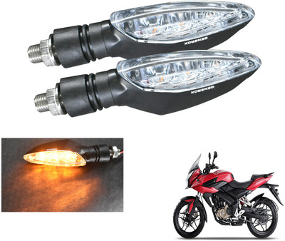 Generox Front, Rear LED Indicator Light for Bajaj Pulsar 150 AS(Amber)