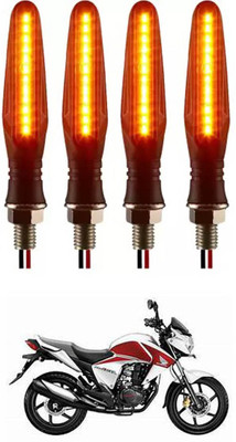 E-Shoppe Front, Rear, Side LED Indicator Light for Honda CB Twister(Yellow)