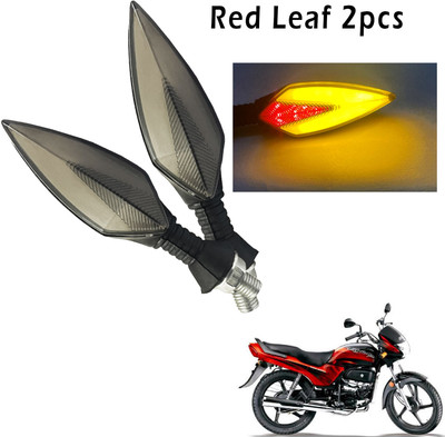 Generox Front, Rear, Side LED Indicator Light for Hero Passion Plus(Red, Yellow)