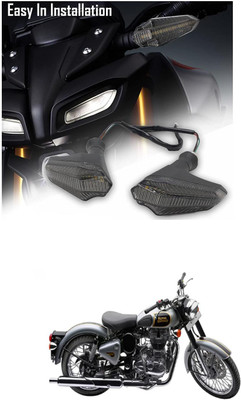 LOVMOTO Front, Rear LED Indicator Light for Royal Enfield Classic 500(Multicolor)