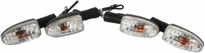 yemex Side, Rear, Front Incandescent Indicator Light for Bajaj Platina 100 DTS-i, Platina, Platina 100(White)