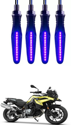 E-Shoppe Front, Rear, Side LED Indicator Light for BMW Universal For Bike(Blue)